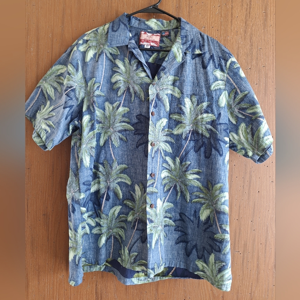 RJC Made in Hawaii Palm Trees 🌴size XL Cotton Inside Out Style